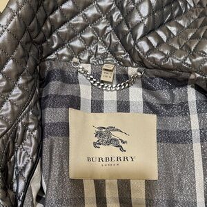 Burberry Metallic Quilted Jacket